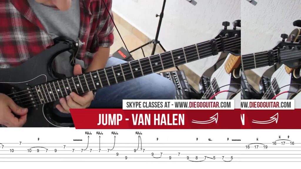 Van Halen Jump Guitar Solo TAB