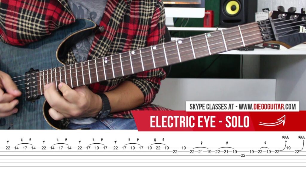 Judas Priest Electric Eye Guitar Solo TAB