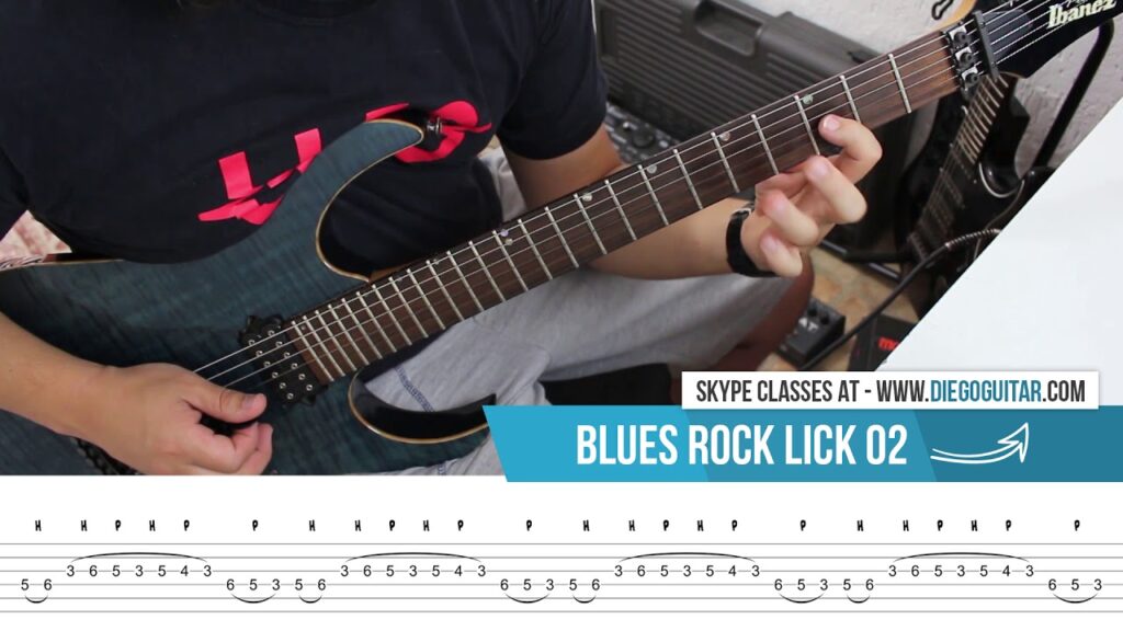 Ritchie Blackmore Style Guitar Lick TAB