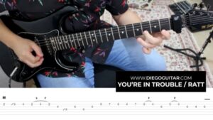 You're In Trouble Solo Tab