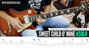 Sweet Child O' Mine Guitar Solo Tab 