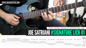 Joe Satriani Guitar Lick from Circles TAB