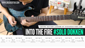 Into The Fire Guitar Solo Tab