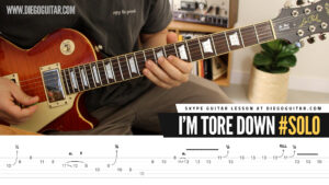 I'm Tore Down Guitar Solo Tab