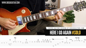 Here I Go Again Guitar Solo Tab