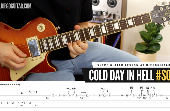cold day in hell solo tab