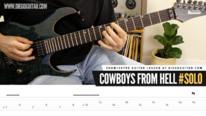 Cowboys From Hell Guitar Solo Tab
