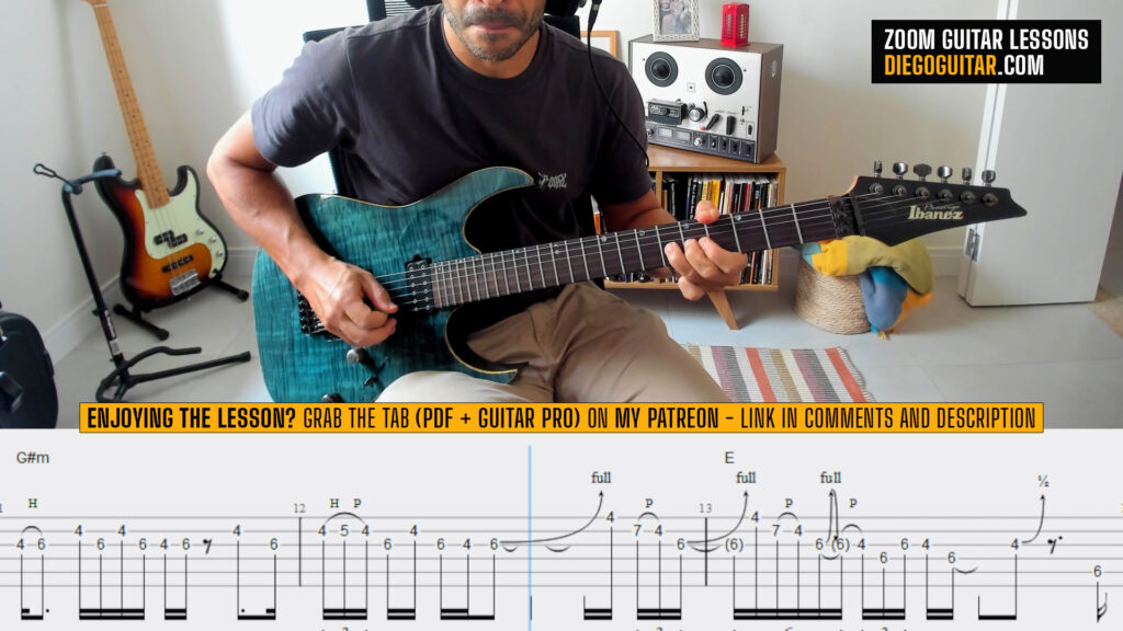 joe satriani made of tears guitar solo tab