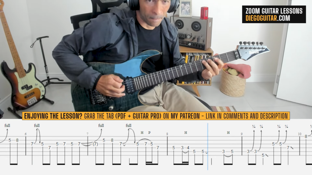 bon jovi runaway guitar solo tab