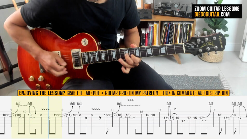 AC/DC You Shook Me All Night Long Isolated Guitar Solo Tab