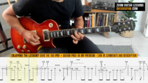 AC/DC You Shook Me All Night Long Isolated Guitar Solo Tab