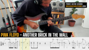 Pink Floyd Another Brick in the Wall Guitar Solo TAB