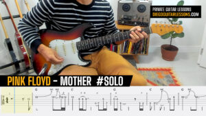 Pink Floyd Mother Guitar Solo TAB